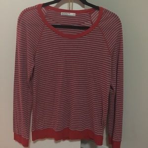 Stateside Red and Grey stripped top