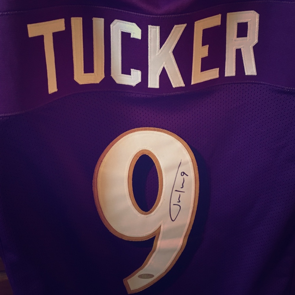 Signed Ravens Jersey #9 Justin Tucker