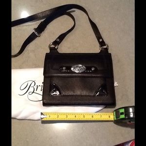 MOVING SALE!! Black Leather Brighton Crossbody