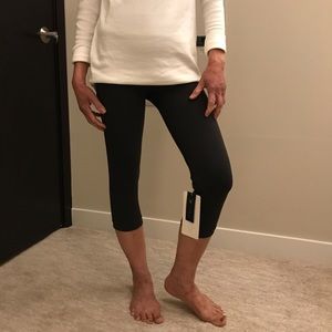 Lululemon Flow and Go Crops, sz 4