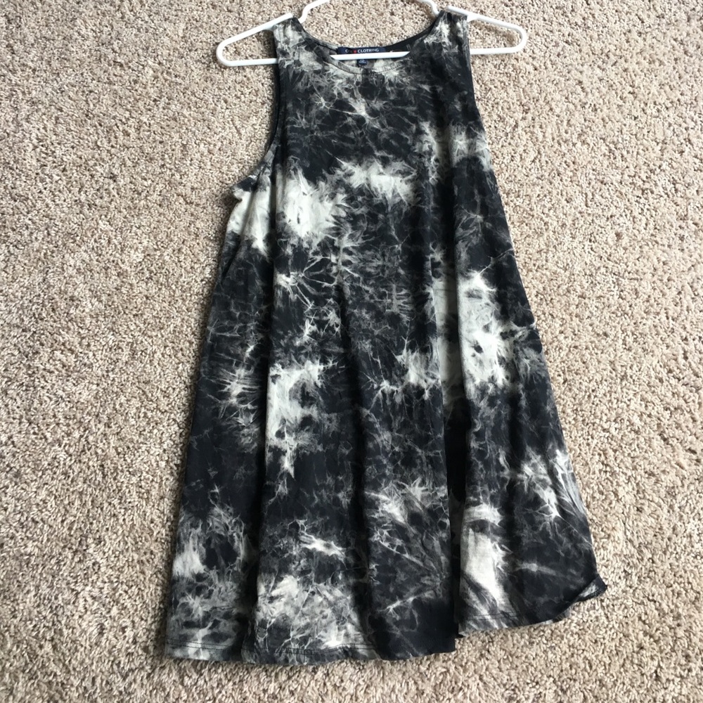 tie dye short dress