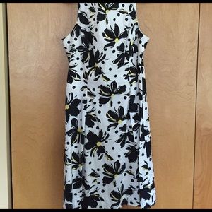 Jessica Howard Easter Dress w/ yellow belt