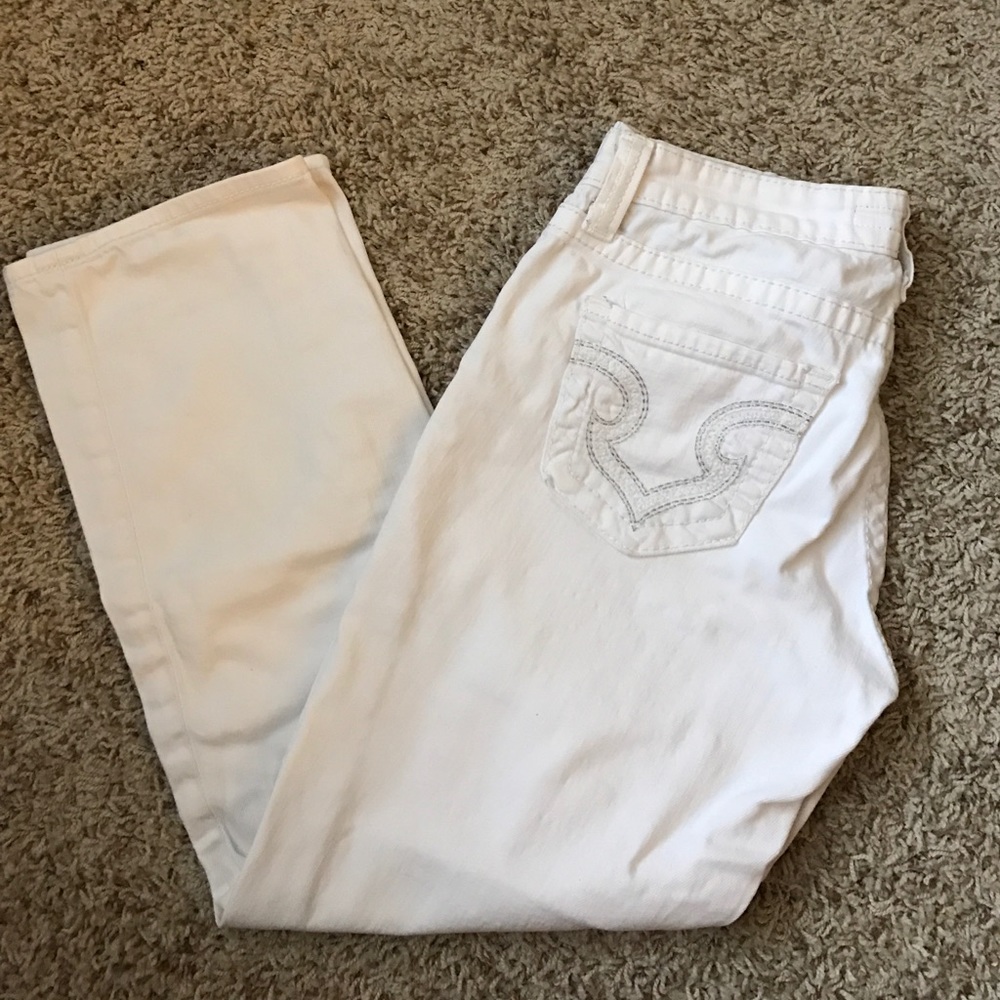 Big Star White Capris Size 27