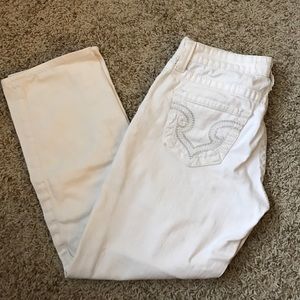 Big Star White Capris Size 27