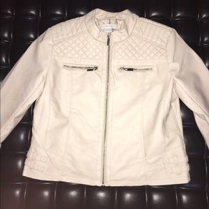 Light Beige Motto Jacket