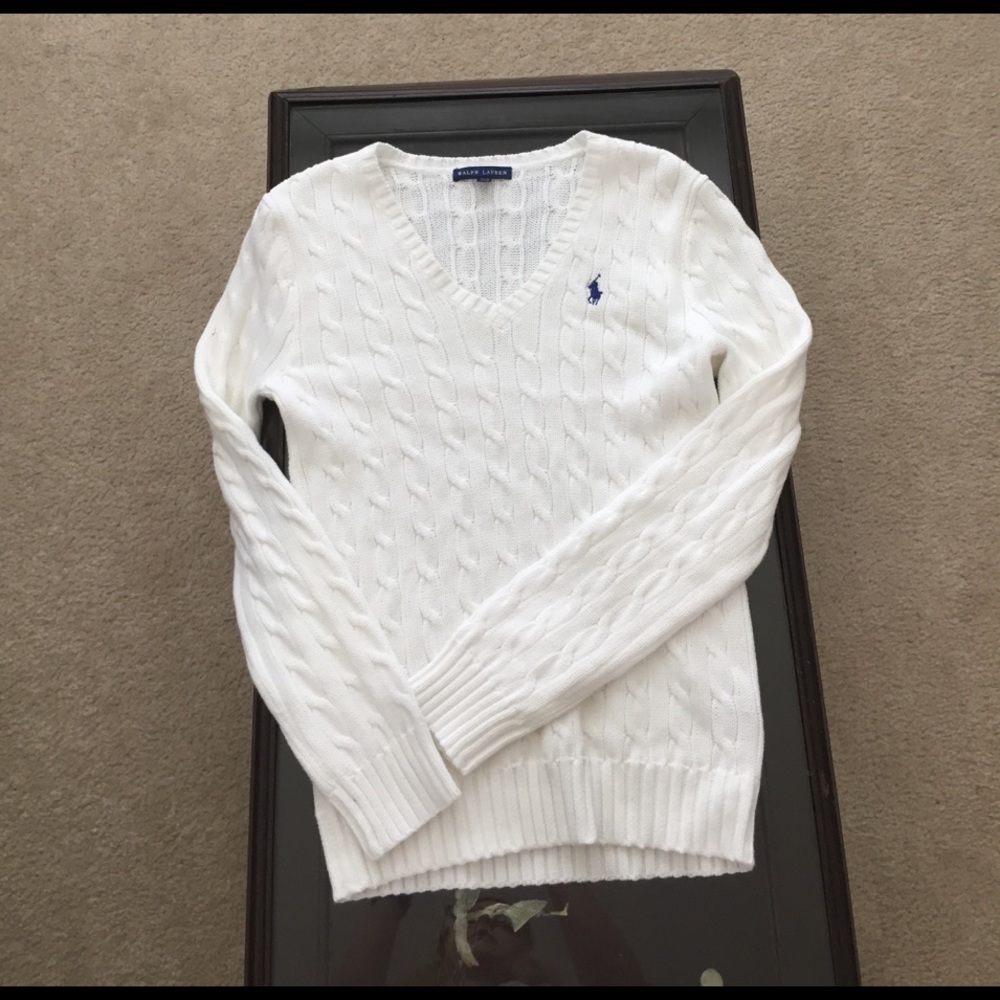 Ralph Lauren never warn V neck sweater