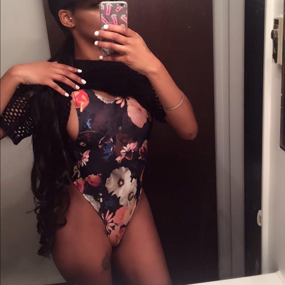 Floral one piece Swimsuit