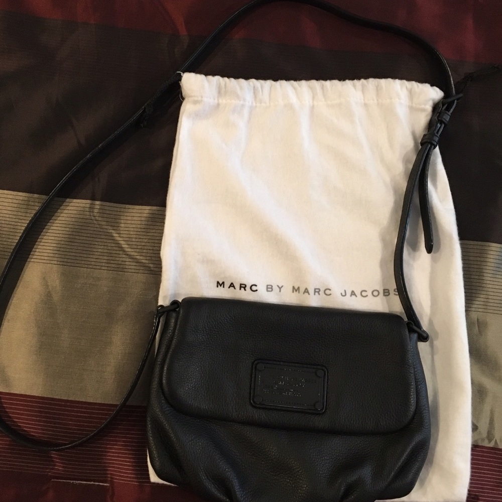 Marc by Marc Jacobs black leather crossbody