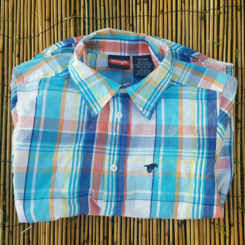 Wrangler Spring Button Up Boys Top