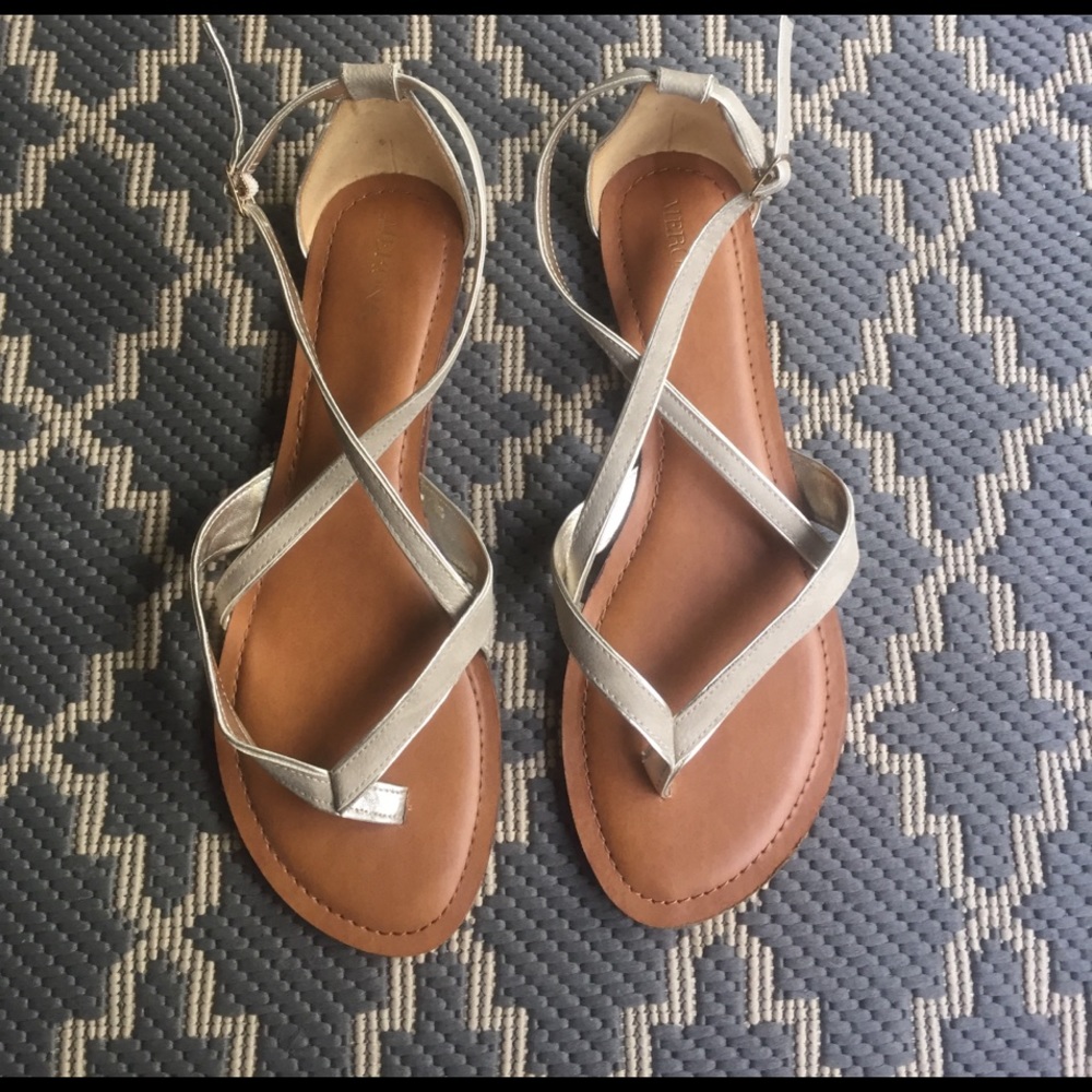 NWOT Strappy Sandals