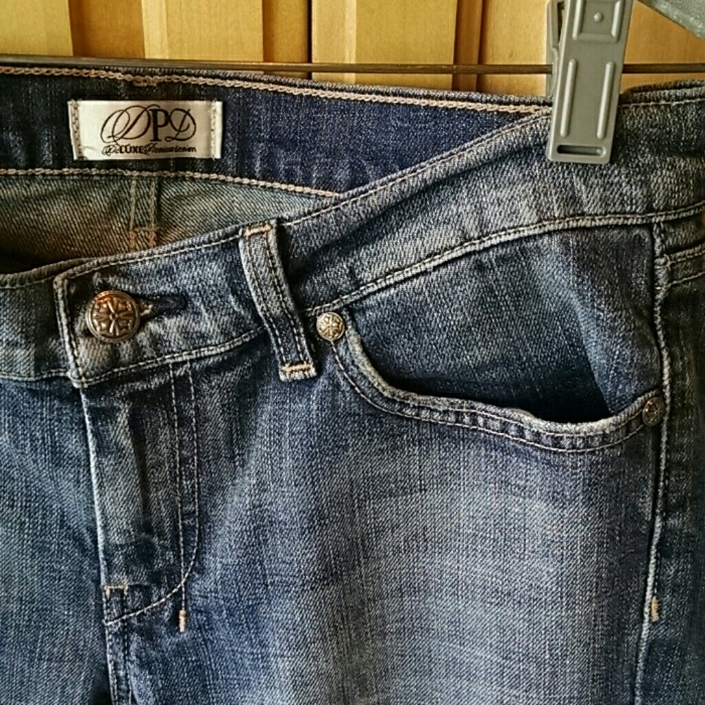 Deluxe premium denim capris