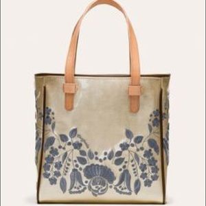 Consuela Valentina Gold Tote