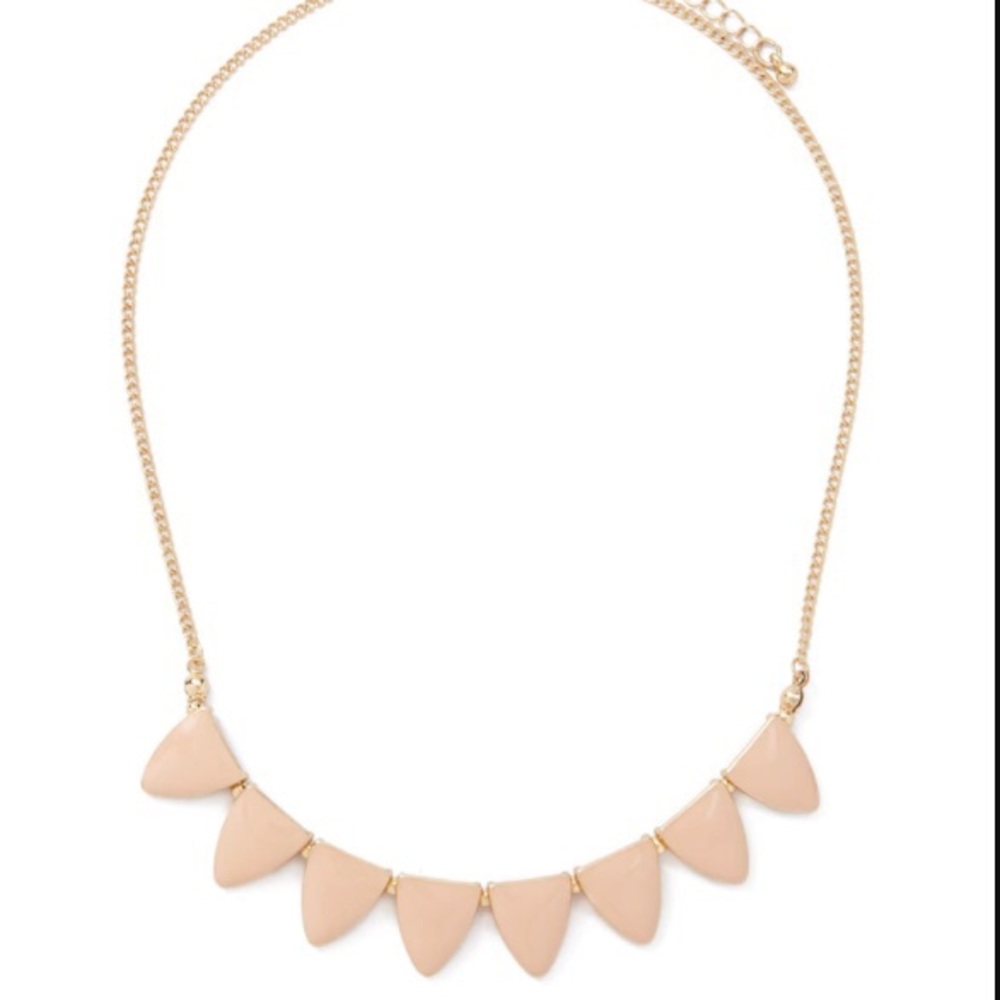 Forever 21 "Enamel" Triangle Necklace
