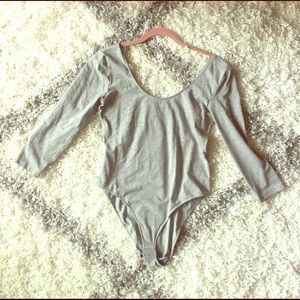 H&M Gray Bodysuit
