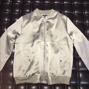 Satin Bomber Jacket