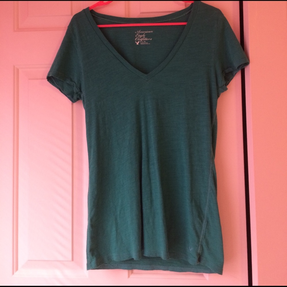 American Eagle Green Top