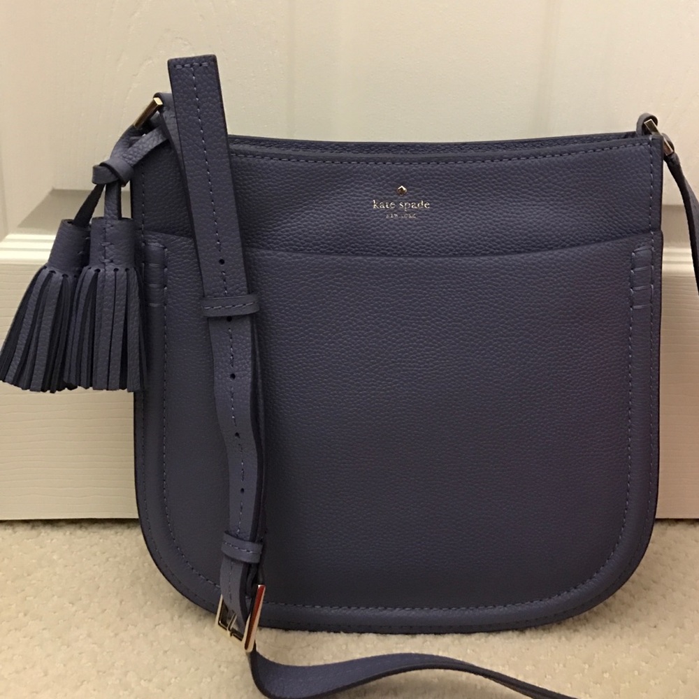 Kate Spade RARE crossbody NWT oysterblue color