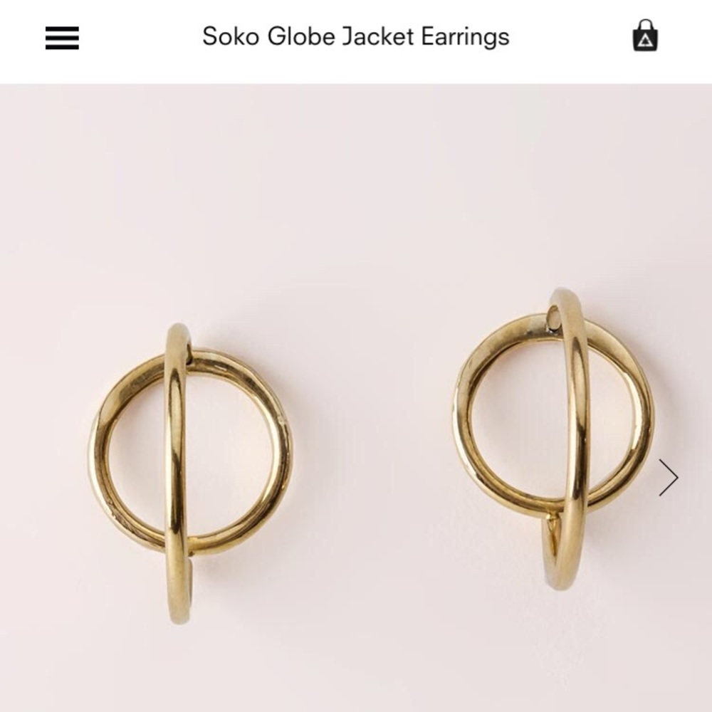 Soko globe jacket earrings !