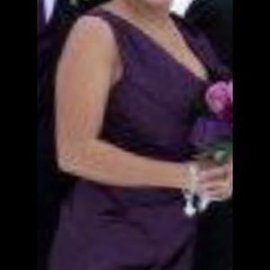 David's Bridal plum dress size 4