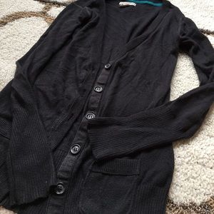 Black cardigan