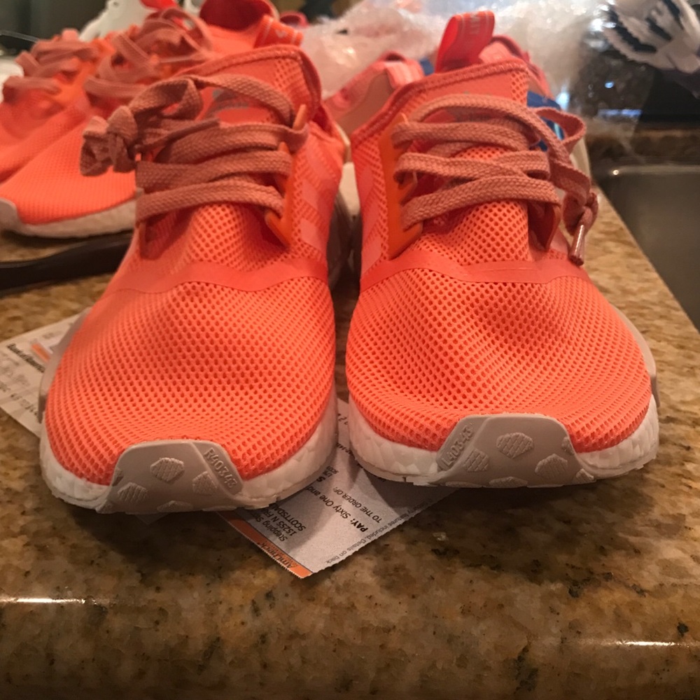 Orange pink nmd