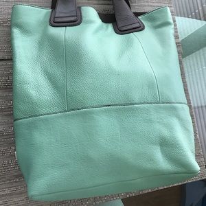 Mint green tote-bag/purse