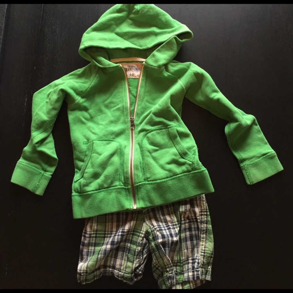 Crew Cuts zip up sweatshirt size 4/5