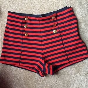 High waist pinup shorts