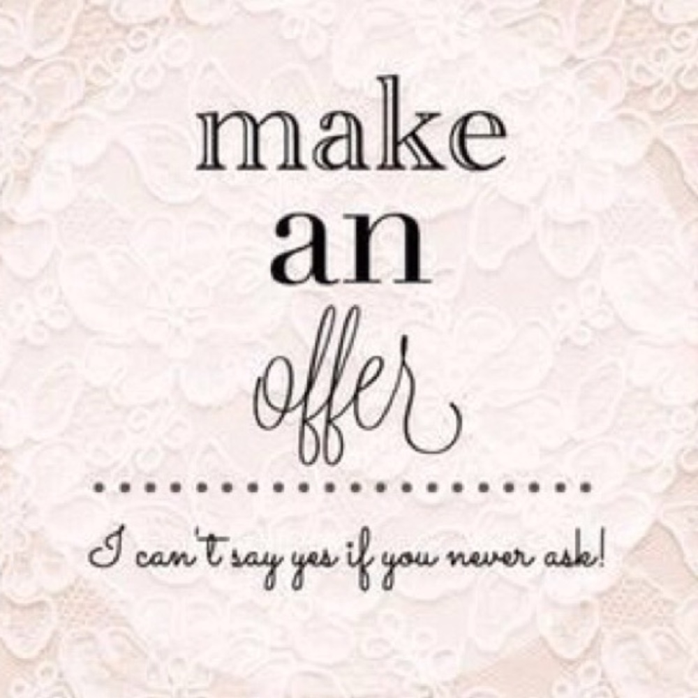 All reasonable offers accepted!