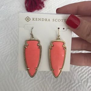 Kendra Scott skyler earrings coral