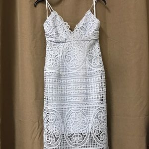 Baby blue dress