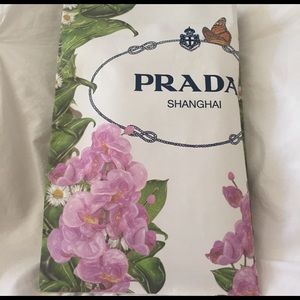 Authentic pink Prada leather wallet
