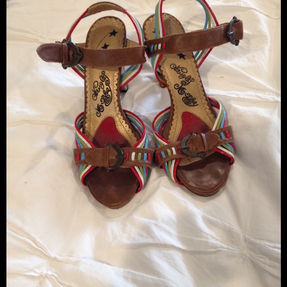 Maury monkey heeled shoes