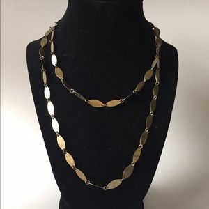 Convertible gold necklace