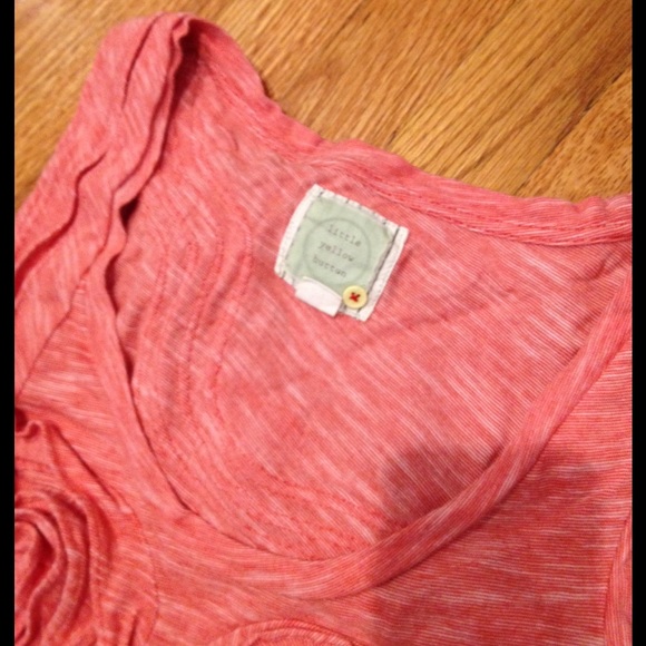 Sleeveless anthropology top - peach color - Picture 2 of 3