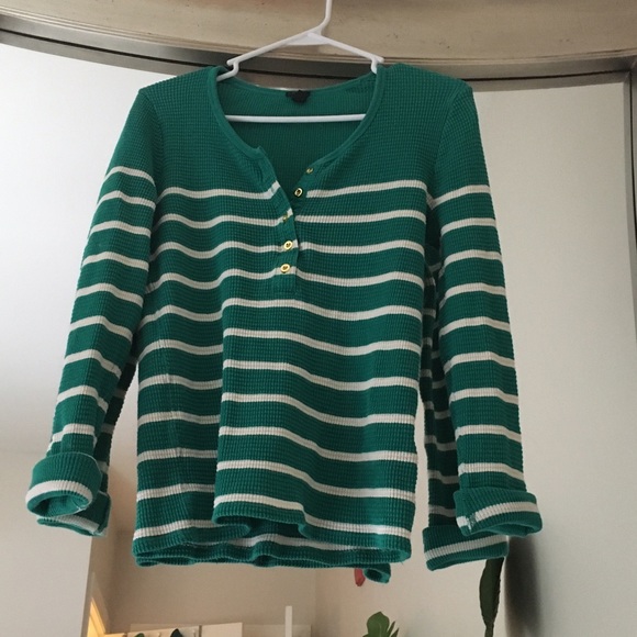 J crew striped thermal - Picture 2 of 3
