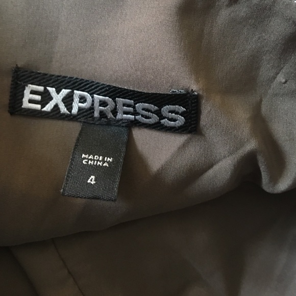 EUC Express Pencil Skirt Gray Size 4 - Picture 3 of 4