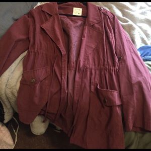 L.A. Hearts Burgundy Jacket