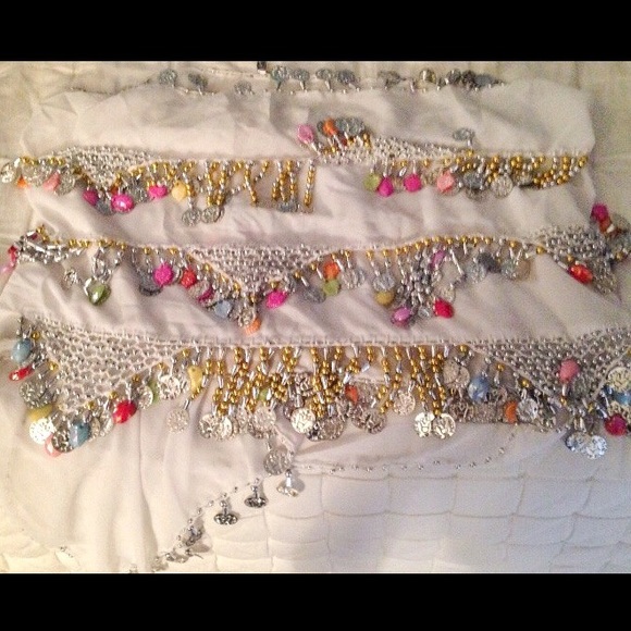 BellyDance Coin Scarf Buy 1 2nd FREE-Choose Colors - Picture 3 of 8