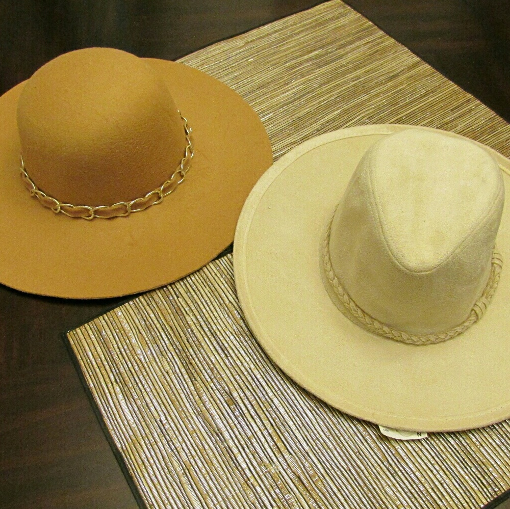 Felt brown hats