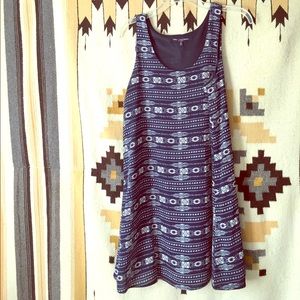 Ikat Printed Dress