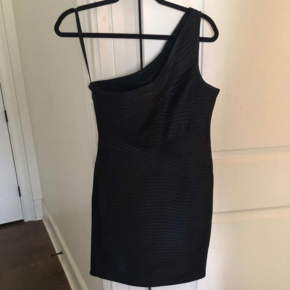 Black bcbg dress