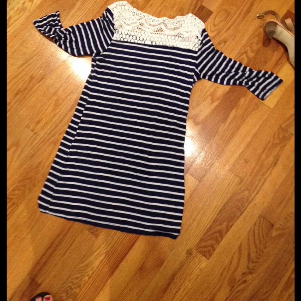 Stripped maternity top