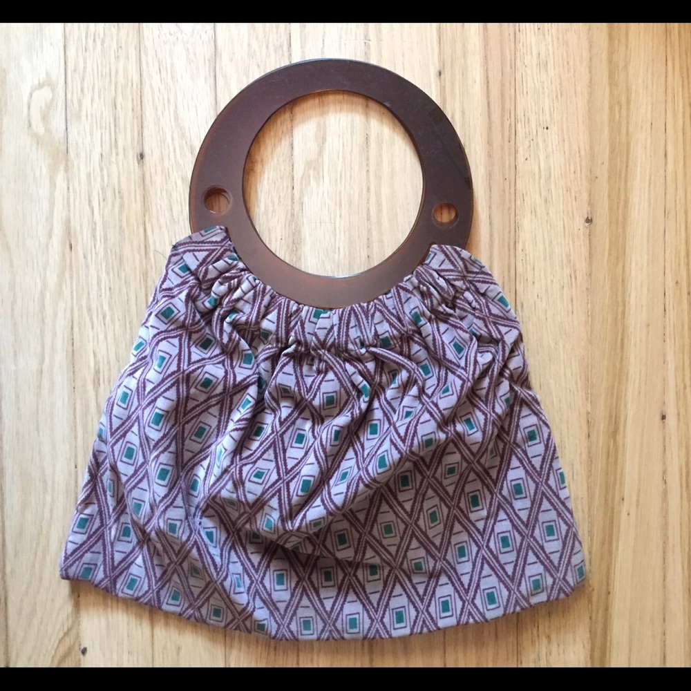 Vintage retro patterned purse
