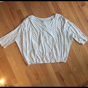 LOFT polka dot top