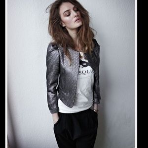 Maison Scotch Metallic Jacket