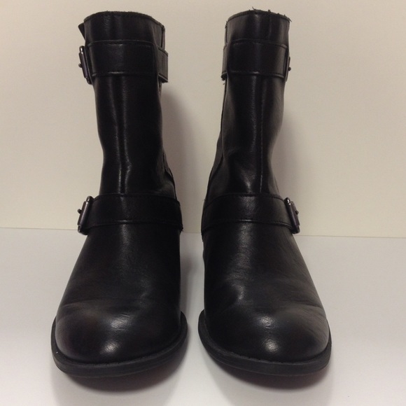 Liz and Co black short boots booties size 6 - Picture 2 of 6