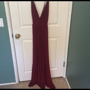 Red prom dress