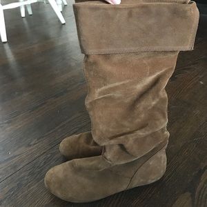 Gianni Bini Tan Slouchy Boots