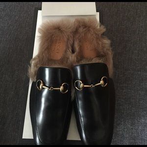 Authentic Gucci Furry loafers